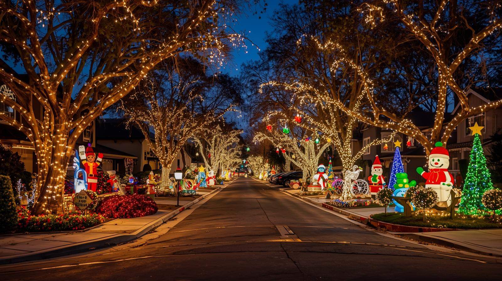 Best Places to see Christmas Lights in South Bay Area